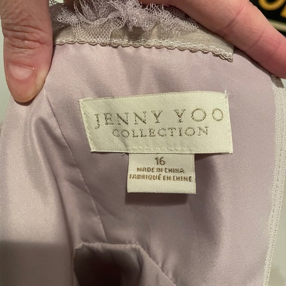 Jenny Yoo Annabelle Convertible Bridesmaid Dress Sz 10-12 (altered) - Picture 10 of 11